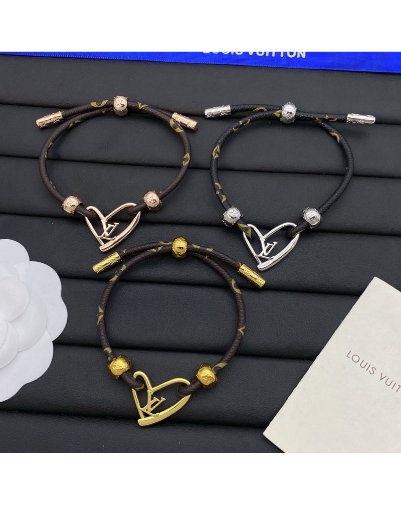 ルイヴィトン ブレスレットペアお揃い超人気アクセサリー 七夕のバレンタインプレゼントとして最適