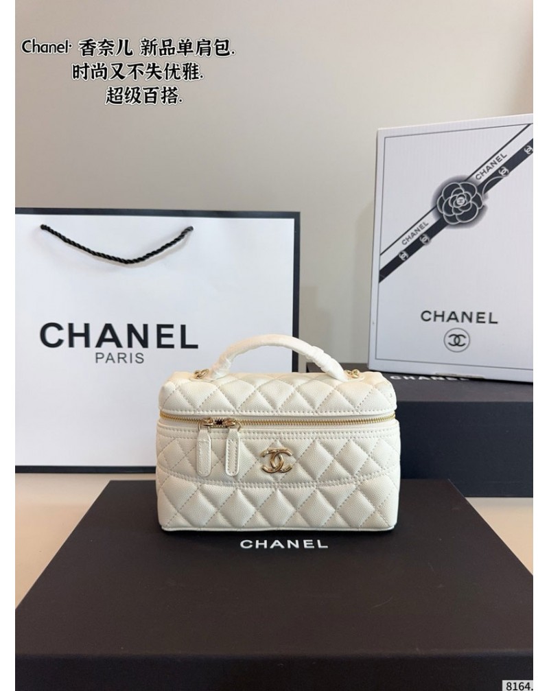 シャネル 化粧バッグ小香風菱形経典ブランド chanel ショルダーバッグレディース用人気