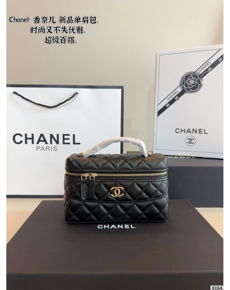 シャネル 化粧バッグ小香風菱形経典ブランド chanel ショルダーバッグレディース用人気