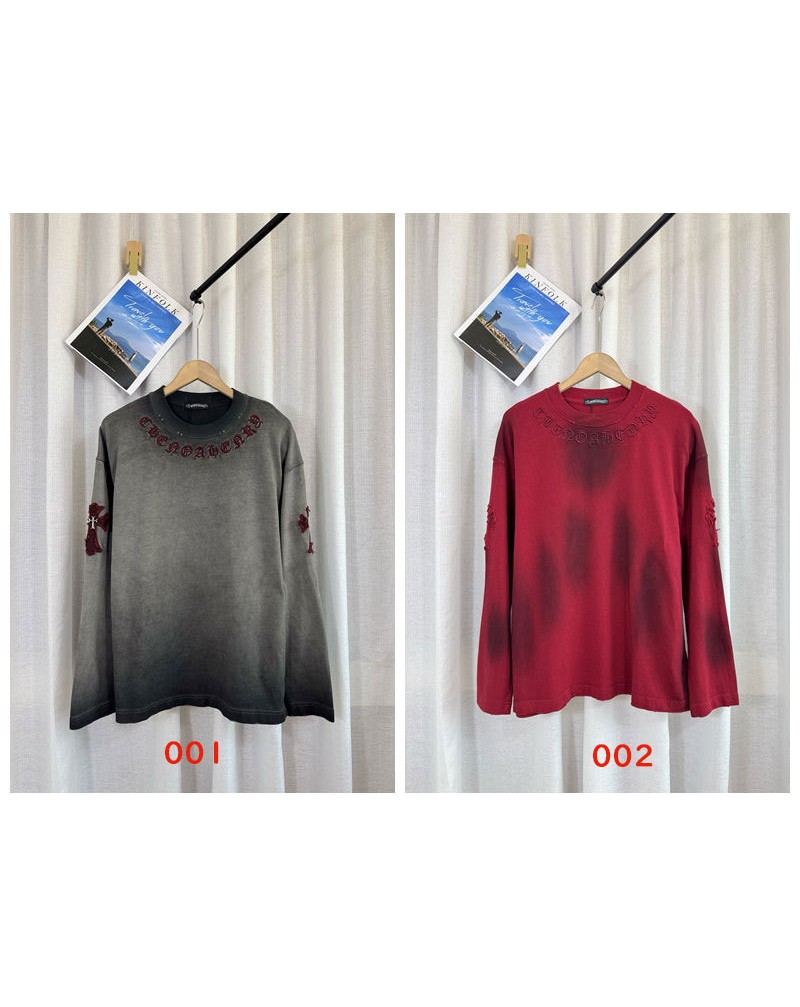 クロムハーツ ロングシャツ精緻刺繍高品質長袖25SS新作秋冬ウェアトップス潮流