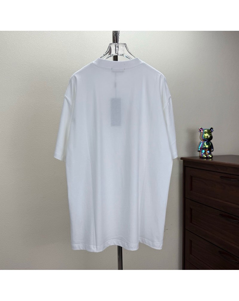 バレンシアガ tシャツ 韓国風 短袖人気ブランド半袖メンズレディース兼用潮流ティシャツトップス