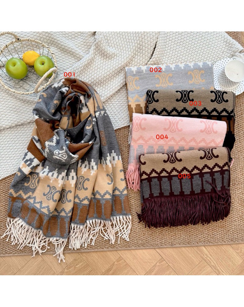 セリーヌ マフラー秋冬用ショールカシミア柔らかいソフトマフラー人気ファッショニスタ愛用