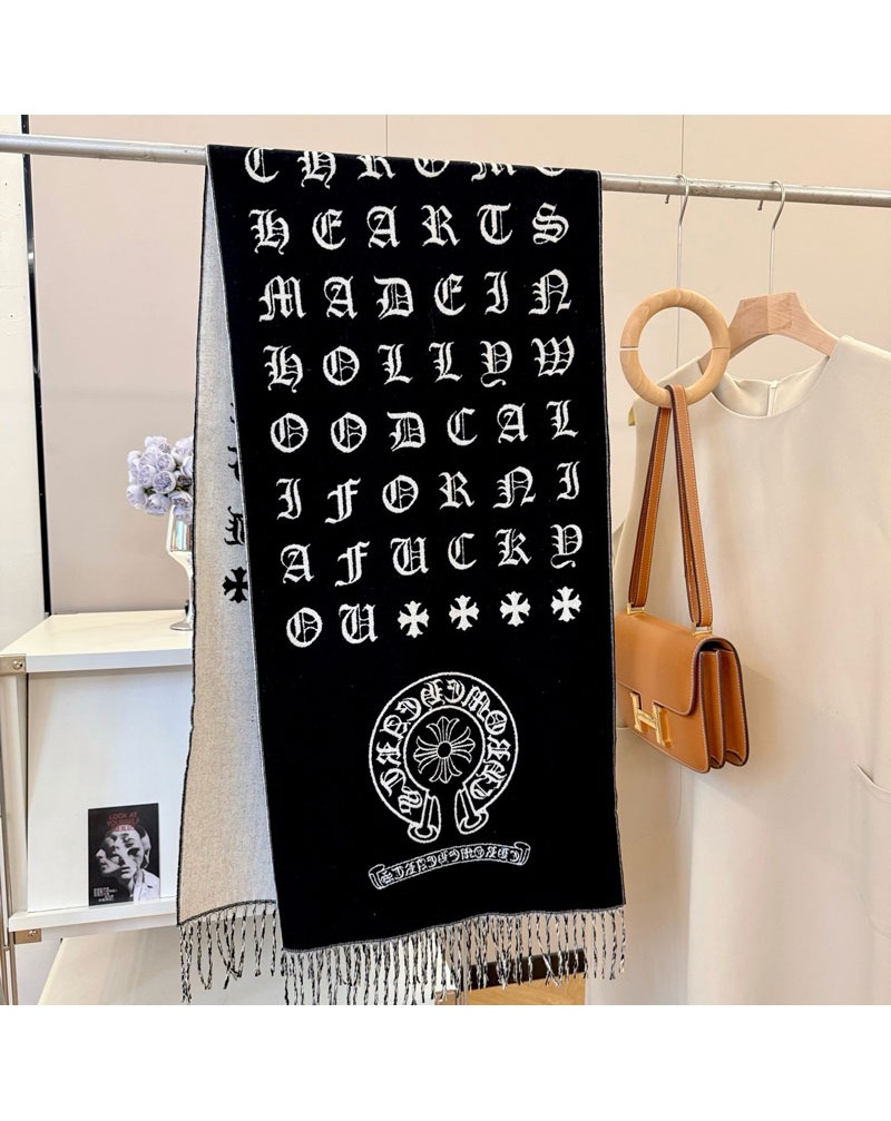 クロムハーツ マフラー 潮流カシミアソフト暖かいショール個性人気