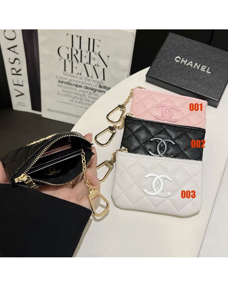 シャネル 小銭入れカードケースオシャレ小香風可愛い人気chanel カードや小物など収納ケース