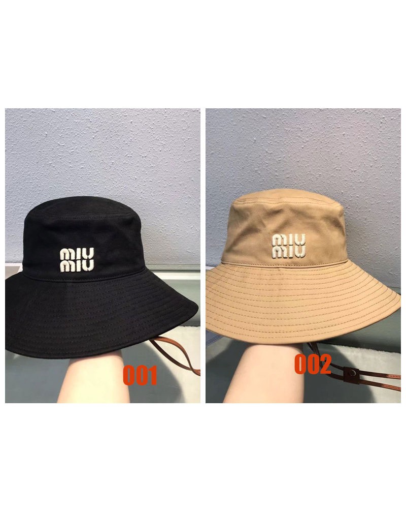 ミュウミュウ 漁師の帽子男女向け人気日焼け止めハットストラップ付き調節可能 ミュウミュウ 漁師の帽子男女向け人気日焼け止めハットストラップ付き調節可能