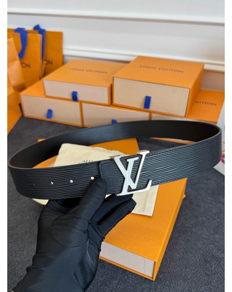 ルイヴィトン ベルト高品質革製エピ紋オシャレベルトメンズ向けビジネス風人気潮流幅４cm