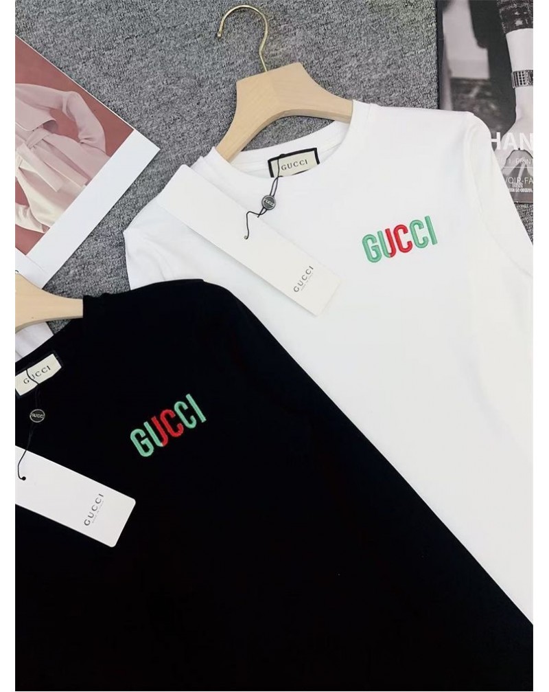 グッチ ロングシャツ女性人気長袖トップスオシャレ