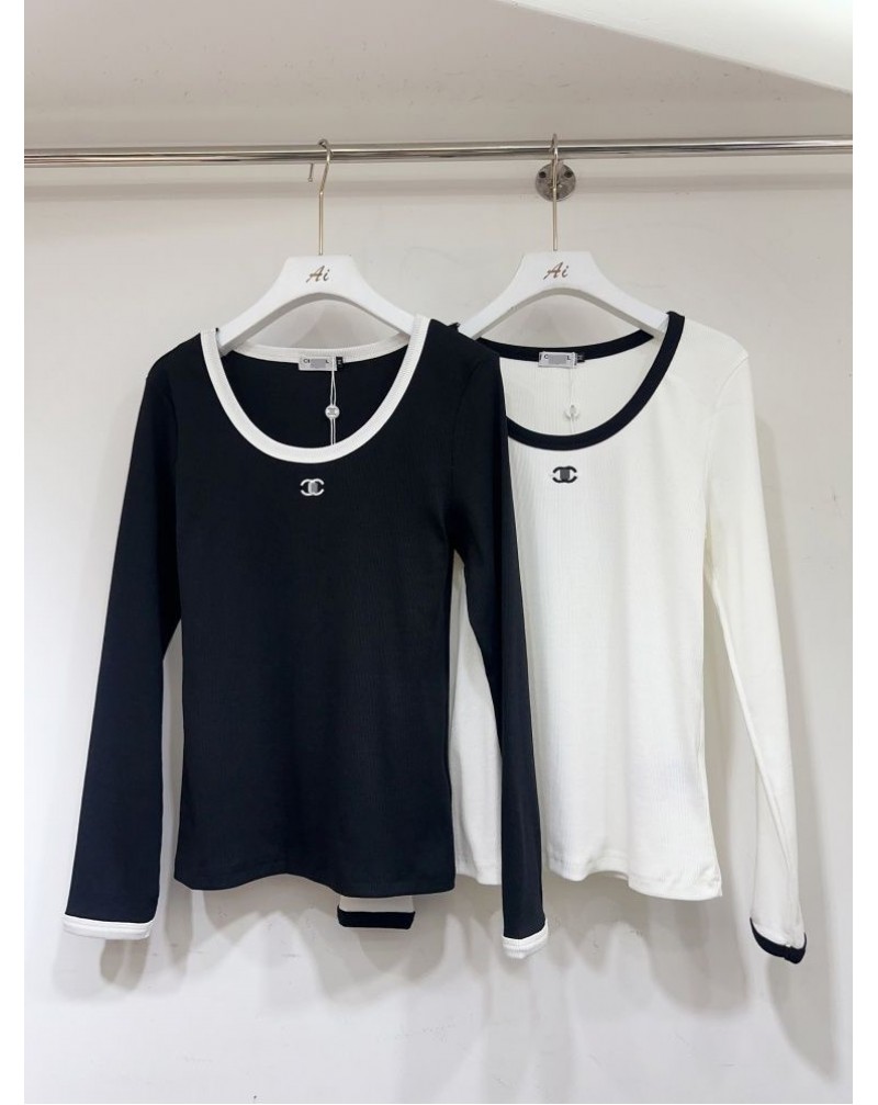 シャネル ロングシャツオシャレ洋服 小香風シンプル長袖トップス