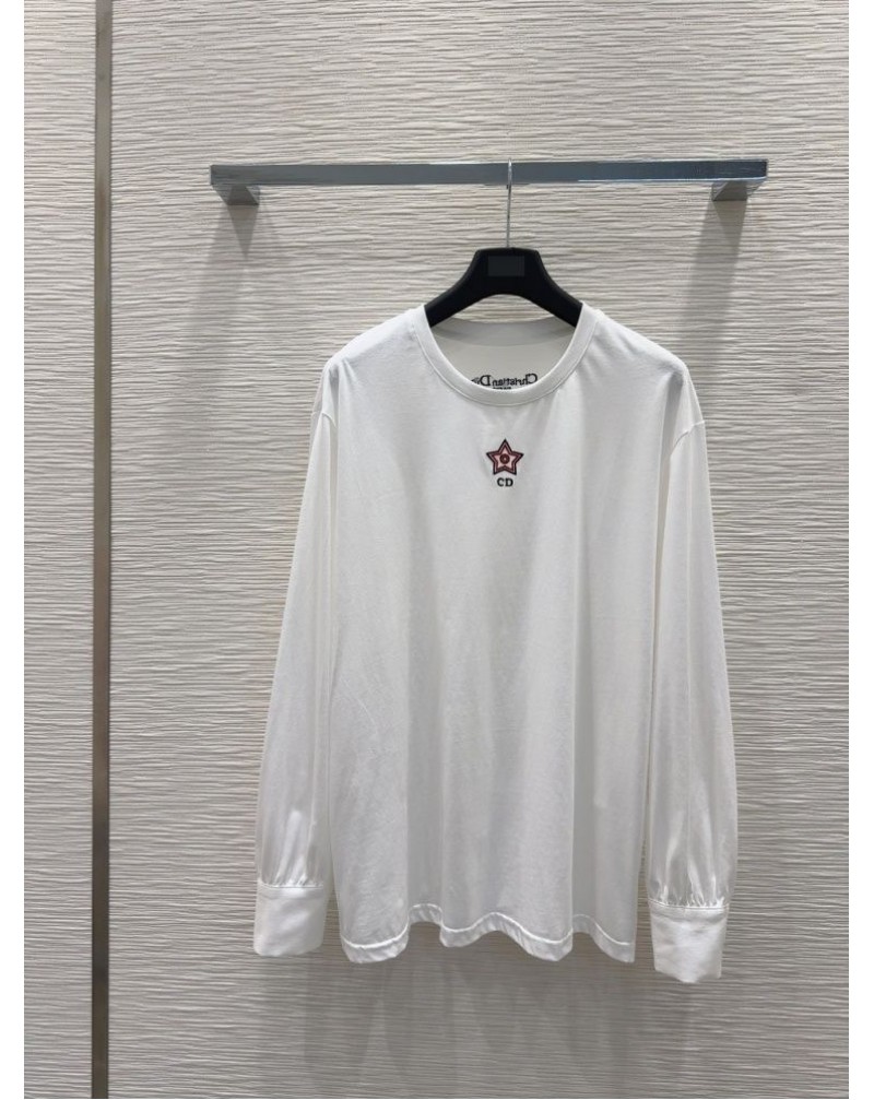 ディオール ロングシャツカジュアルオシャレdior長袖洋服女性人気