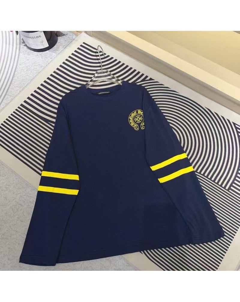 クロムハーツ ロングシャツ潮流欧米風復古スタイルカジュアルchrome hearts長袖女性人気トップス
