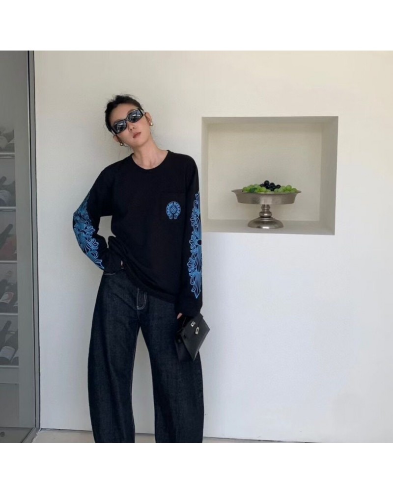 クロムハーツ ロングシャツ潮流個性男女兼用クロム長袖人気トップス 数量限定 クロムハーツ ロングシャツ潮流個性男女兼用クロム長袖人気トップス 数量限定