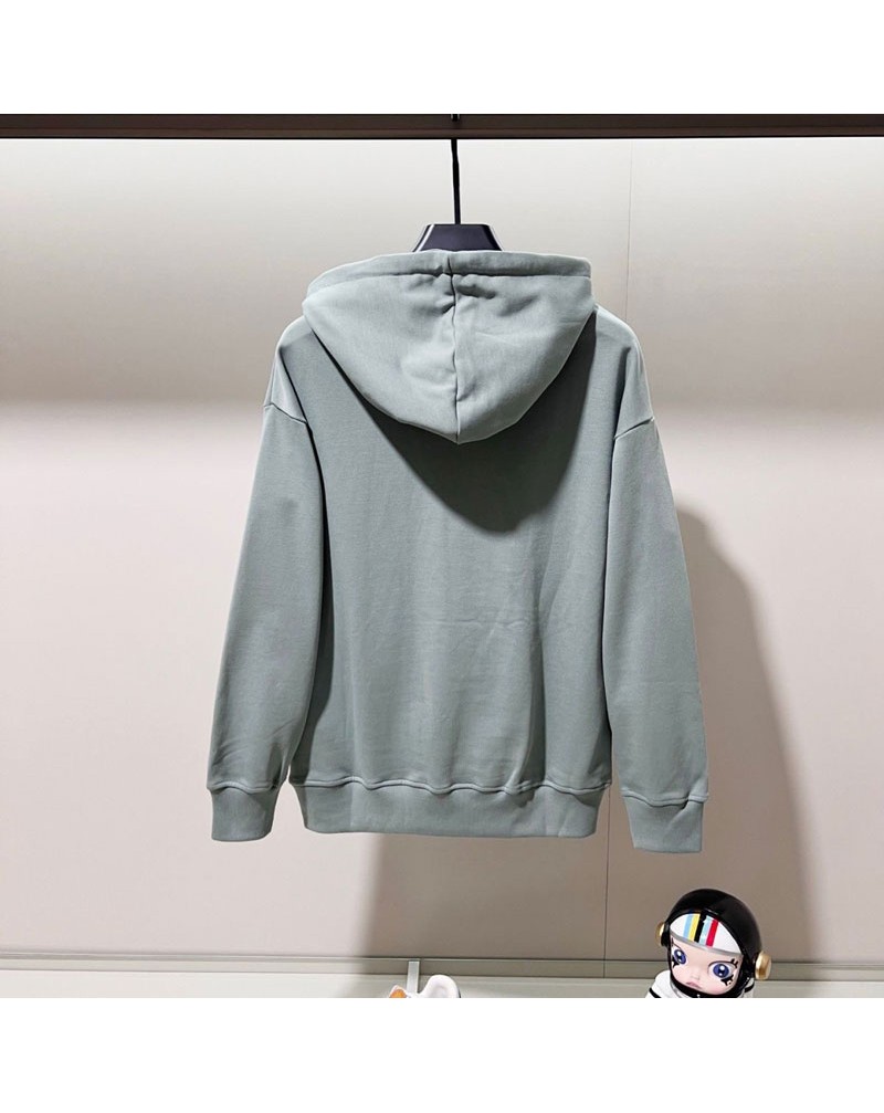 ロエベ パーカー精緻刺繍高品質スウェットトップスフード付きメンズレディース兼用