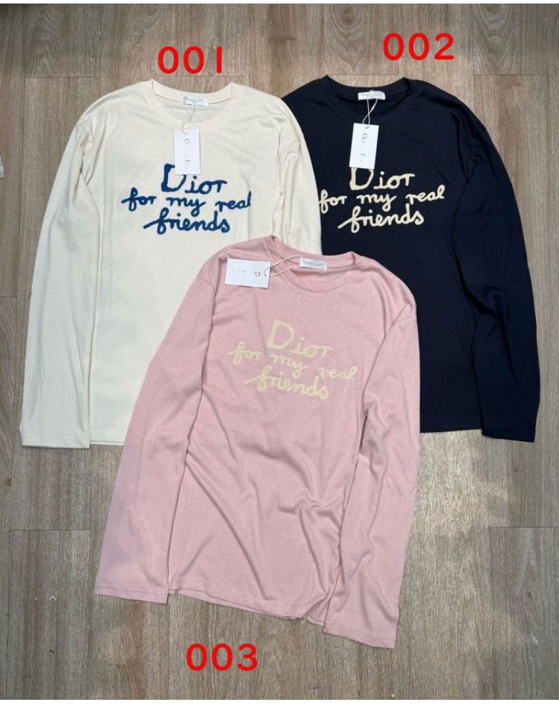 ディオール ロングシャツ女性人気長袖トップス秋冬ウェア