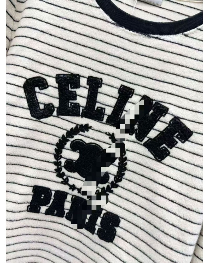 セリーヌ ロングシャツオシャレceline長袖ストライプトップス女性人気 セリーヌ ロングシャツオシャレceline長袖ストライプトップス女性人気