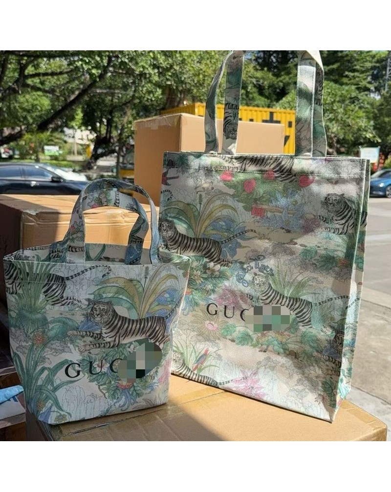 グッチ キャンバスバッグ 自然風ハンドバッグオシャレ