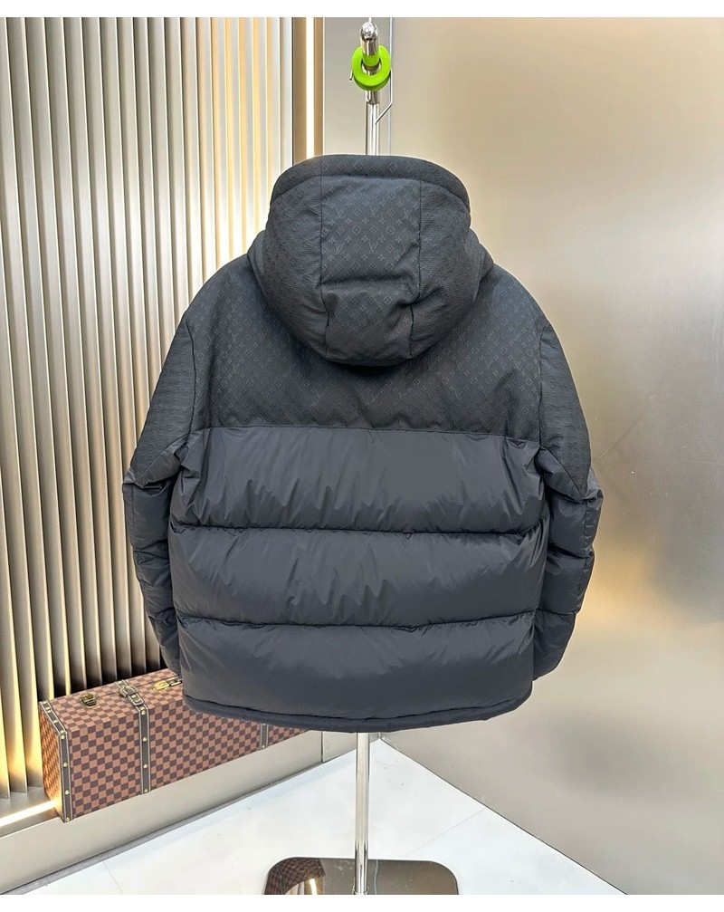 ルイヴィトン ダウンジャケット超人気オシャレブランドダウンコートフード経典モノグラムプリント ルイヴィトン ダウンジャケット超人気オシャレブランドダウンコートフード経典モノグラムプリント