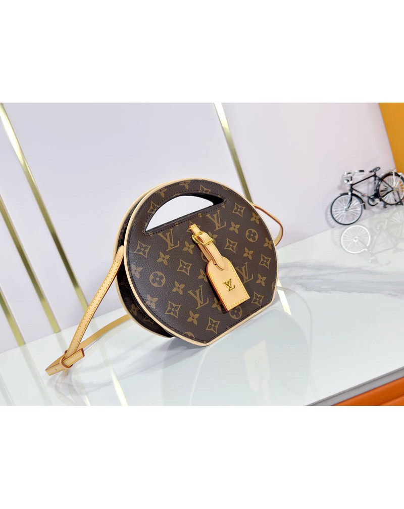 ルイヴィトン ショルダーバッグ型円型可愛いミニ斜め掛けバッグオシャレ人気