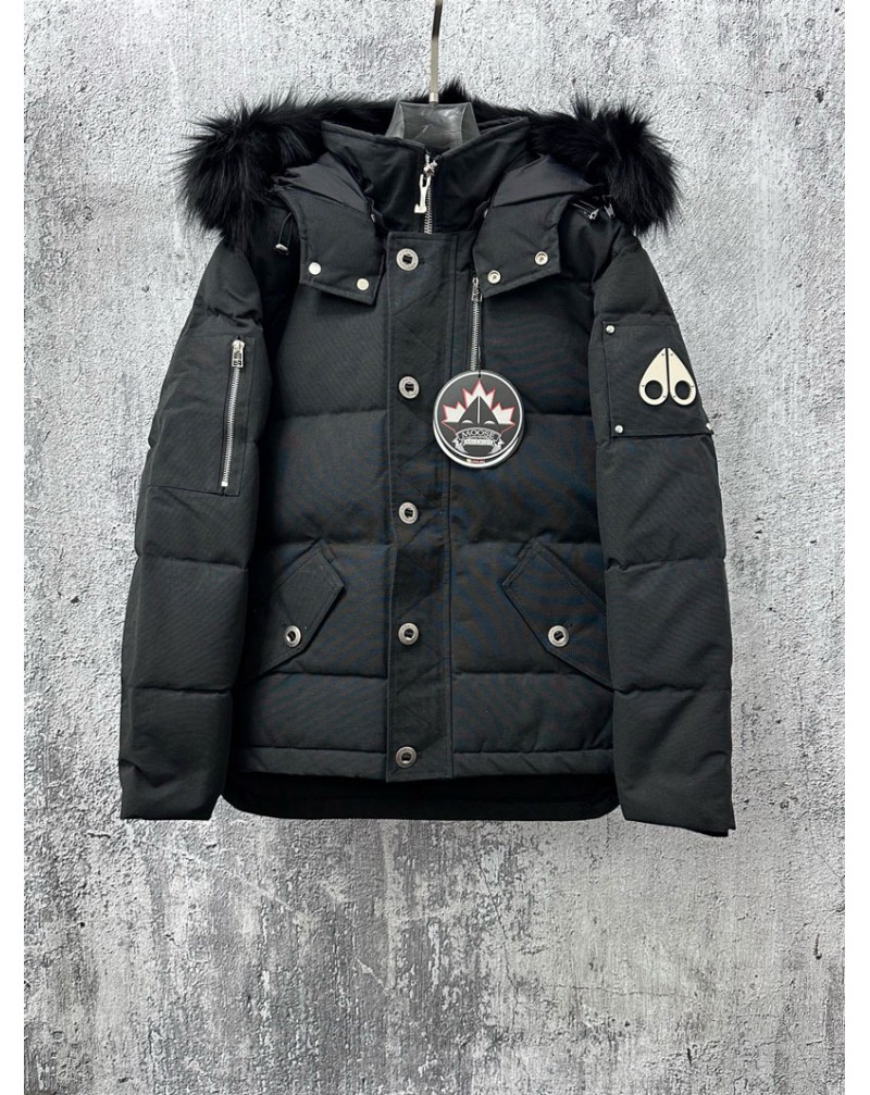 ムーズ ナウル ダウンジャケット潮流moose knulesダウンジャケットコート人気ふわふわフッド付き暖かい防寒防水防風YKKファスナー