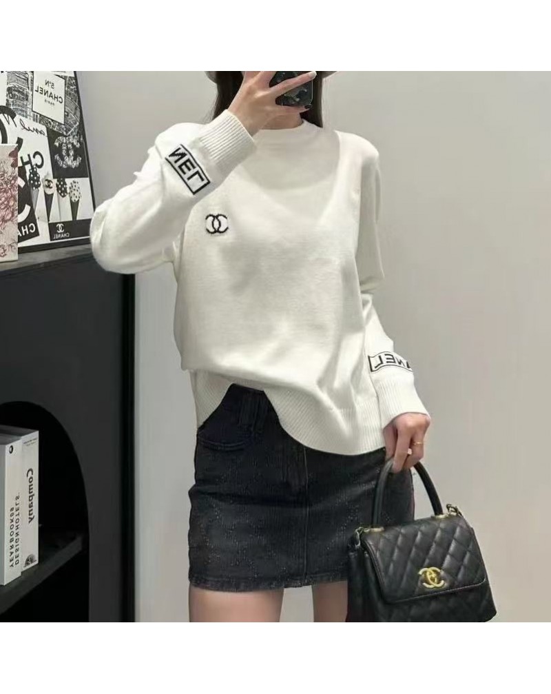 シャネル セーター人気ブランドニットトップスオシャレ小香風