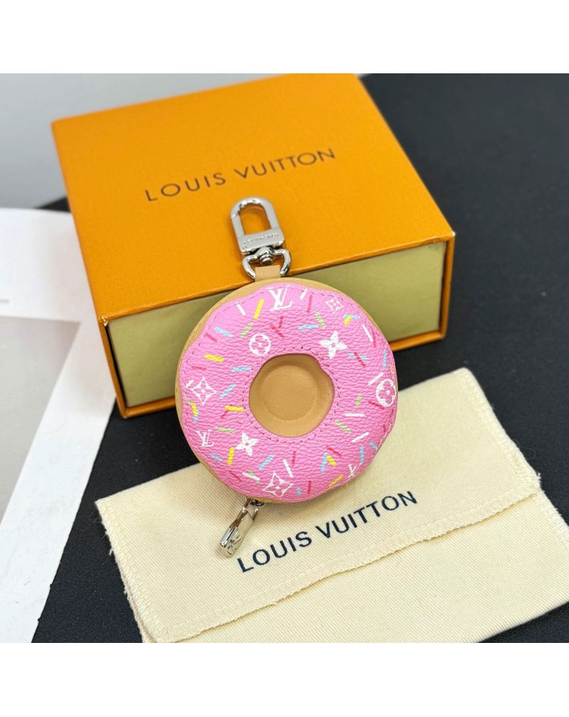 ルイヴィトン キーホルダー可愛いドーナツ/チョコレートピサ型オシャレ人気キーホルダー ルイヴィトン キーホルダー可愛いドーナツ/チョコレートピサ型オシャレ人気キーホルダー