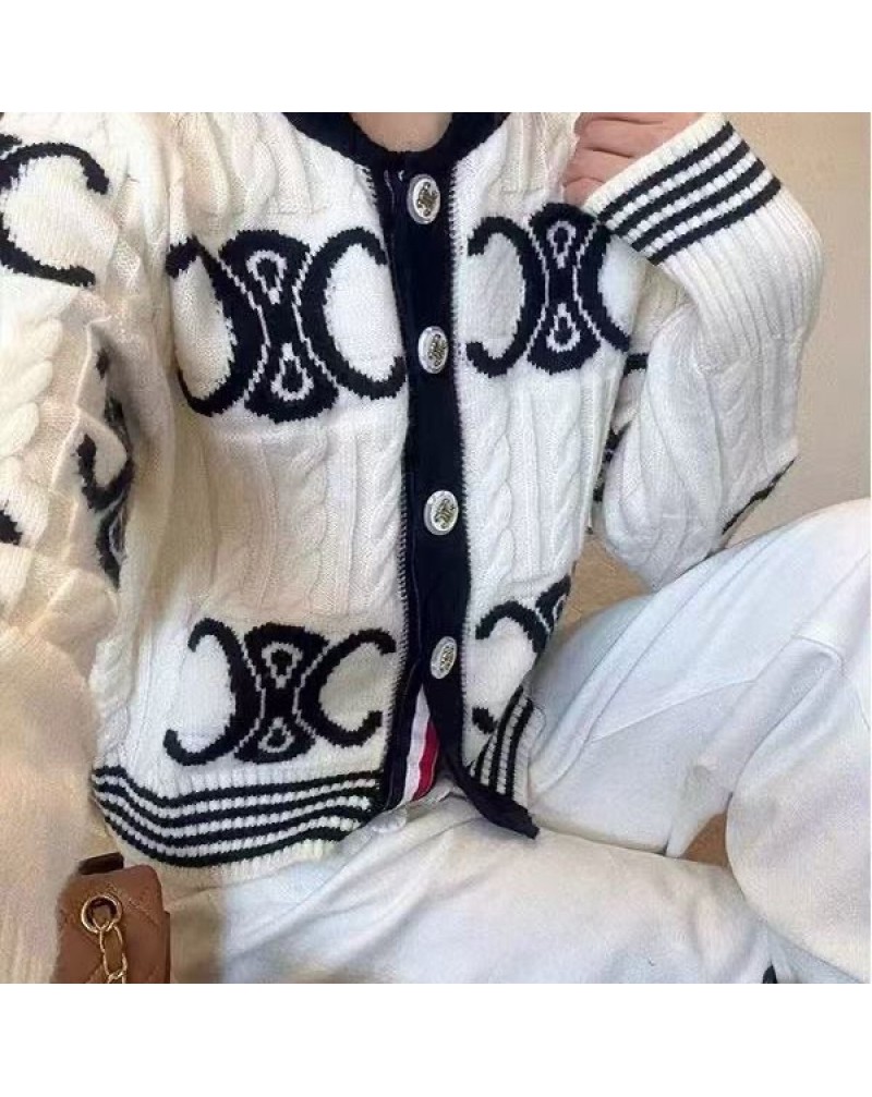 セリーヌ カーディガンレディースウェア人気ニットトップスオシャレ セリーヌ カーディガンレディースウェア人気ニットトップスオシャレ