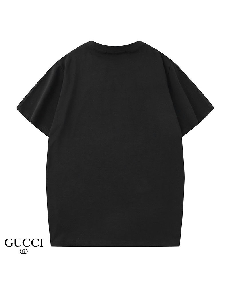 グッチ tシャツ半袖 カップル向け可愛いディズニーミッキー付きトップス 丸首コットン製ソフト