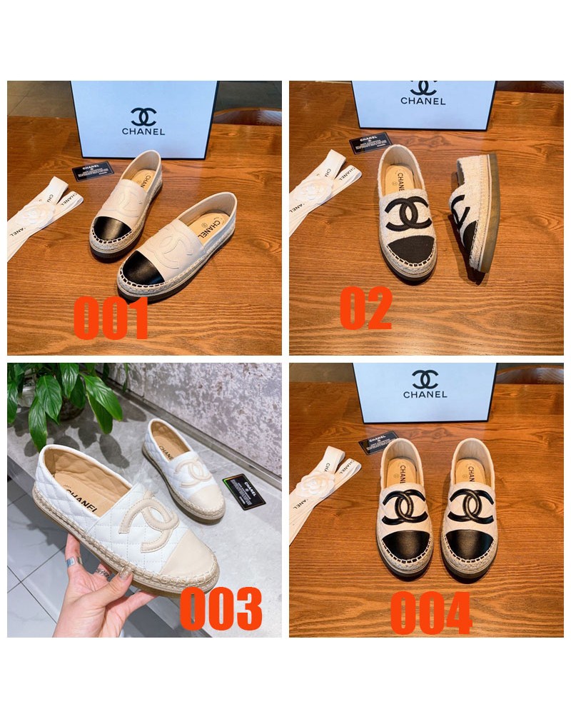 シャネルシューズ カジュアル小香風 漁師靴 ファッションオシャレ人気
