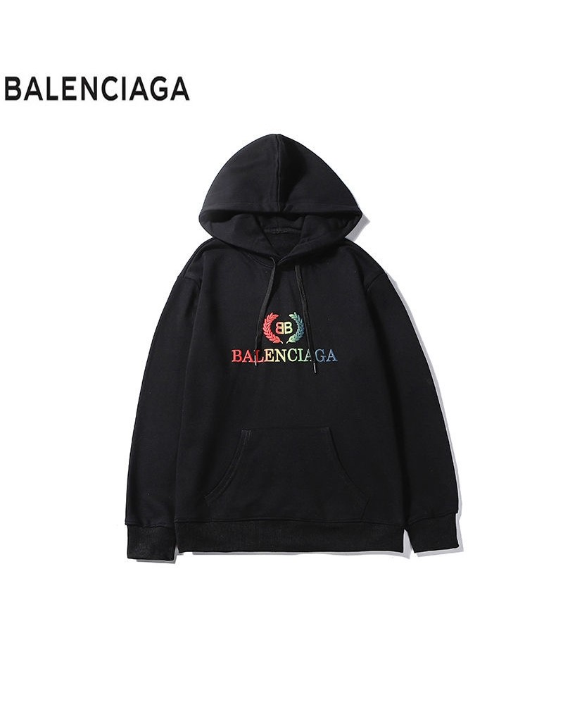 BALENCIAGA パーカーフード付きカジュアルパーカーコットン製トップス男女兼用