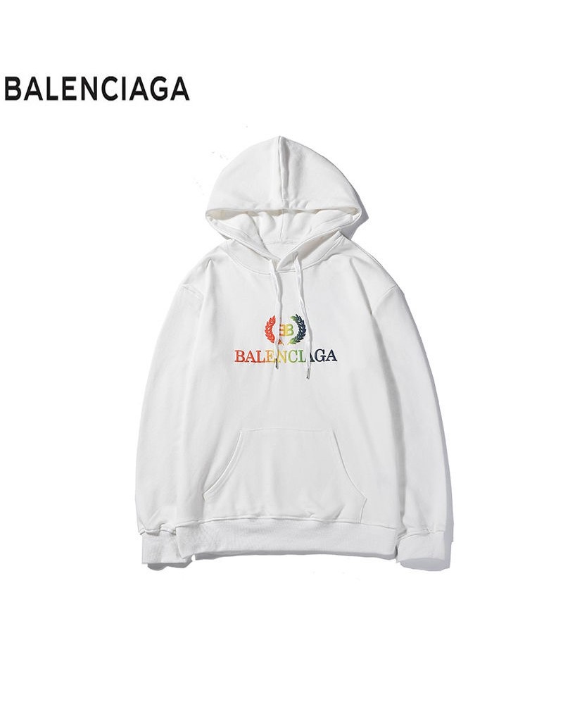 BALENCIAGA パーカーフード付きカジュアルパーカーコットン製トップス男女兼用