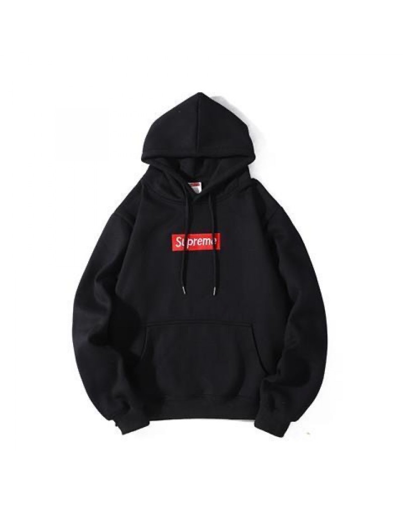 Supreme パーカー人気スウェットフード付きカジュアル個性トップスボックスロゴ上着コットン製 男女兼用