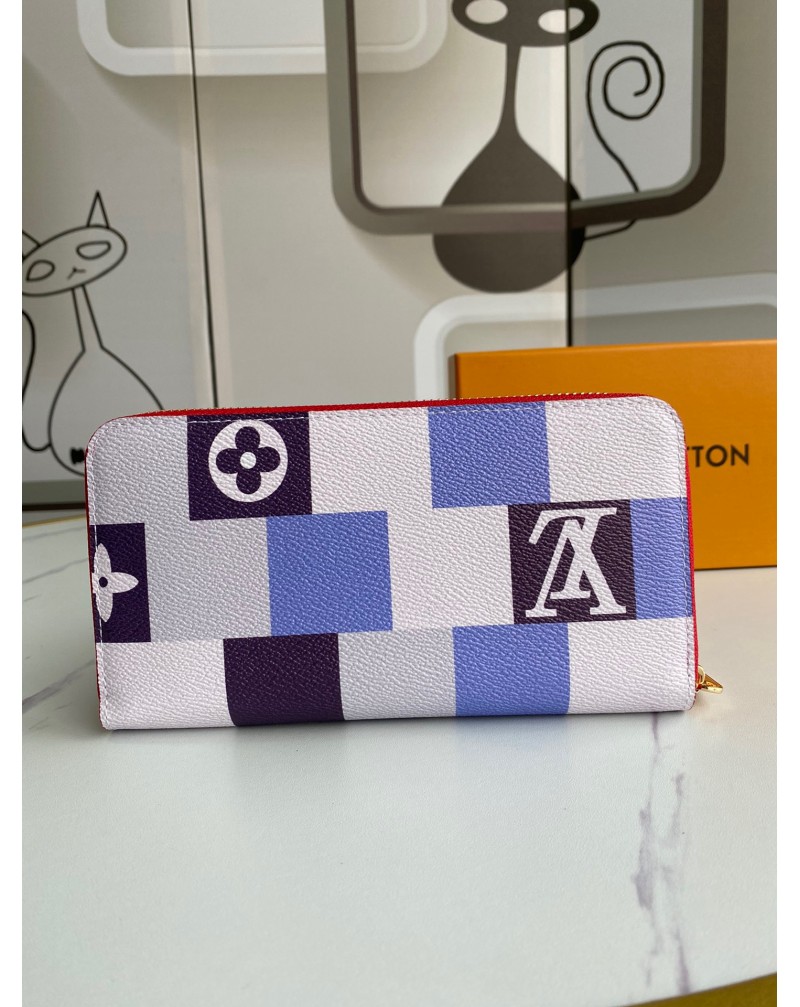vuitton 財布オシャレ混色モノグラムダミエ長財布 革製レザーカードやお札や小銭入れ携帯便利ファスナー付き紛失防止　