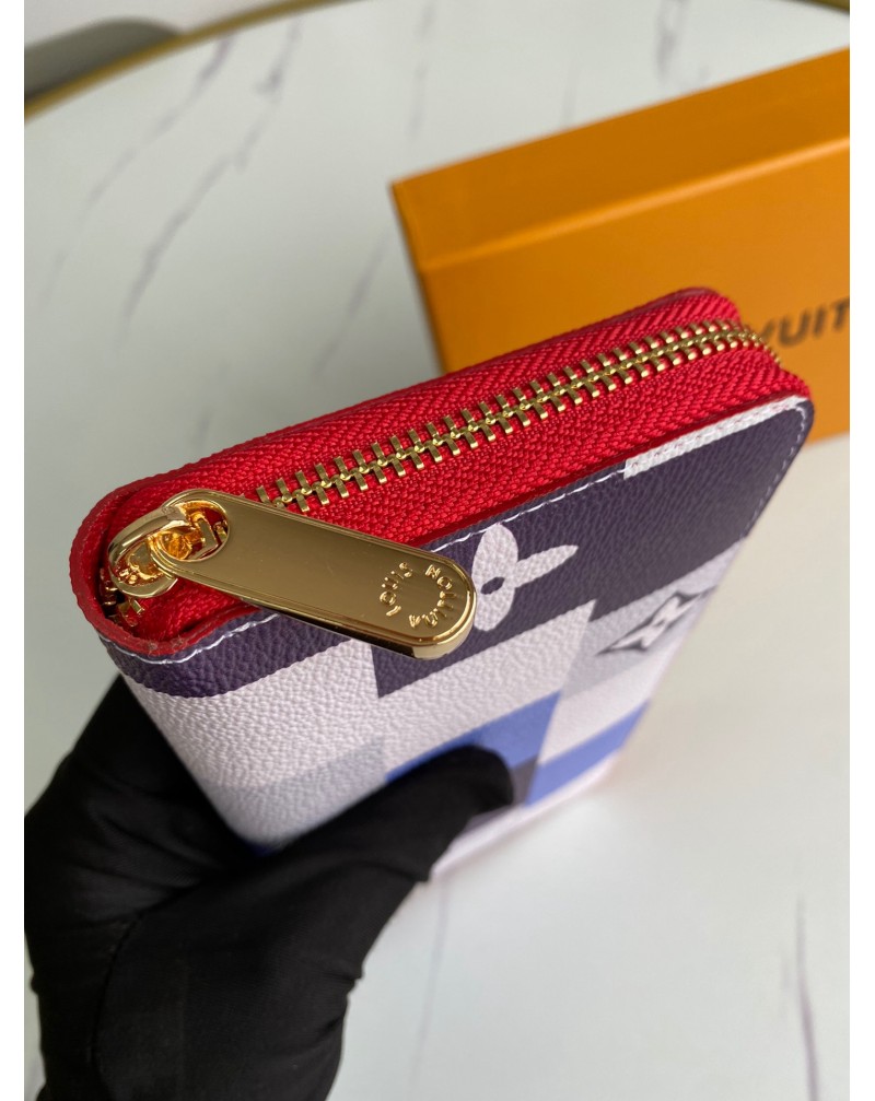 vuitton 財布オシャレ混色モノグラムダミエ長財布 革製レザーカードやお札や小銭入れ携帯便利ファスナー付き紛失防止　