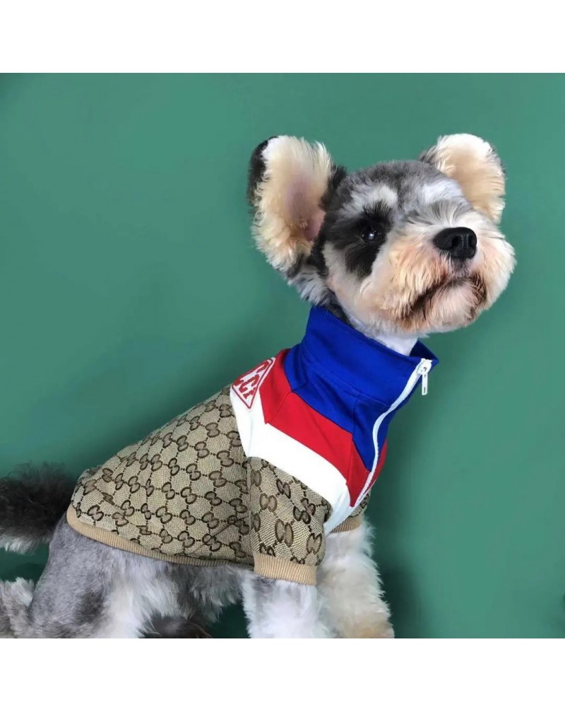 グッチペット服コート お洒落可愛い 暖かい犬用セーターコピー猫服 ドッグウェア スウェットブランドグッチ ペット用品 小型犬