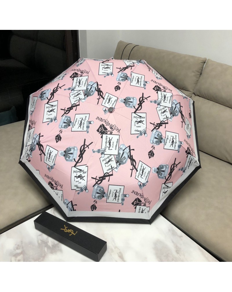 サンローラン傘 お洒落人気晴雨兼用傘 折畳み 携帯便利 99%UVカット防止　芸能人愛用