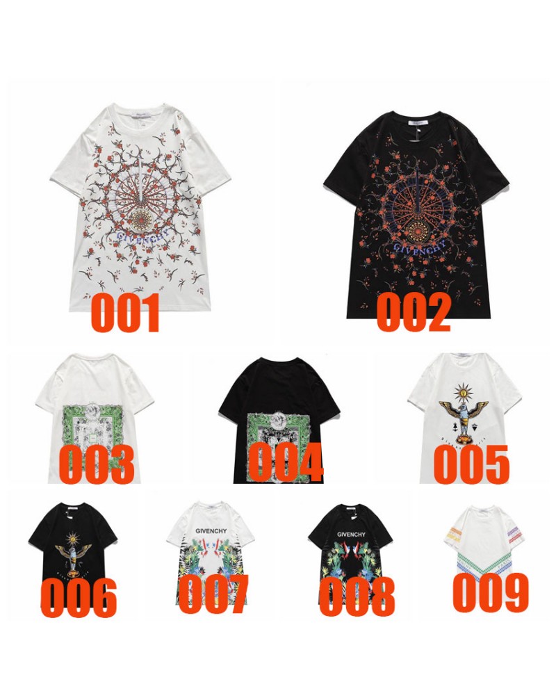 ジバンシー 半袖ｔシャツ 個性人気 ティシャツ コットン製 男女兼用 ファッションお洒落トップスウェア上着