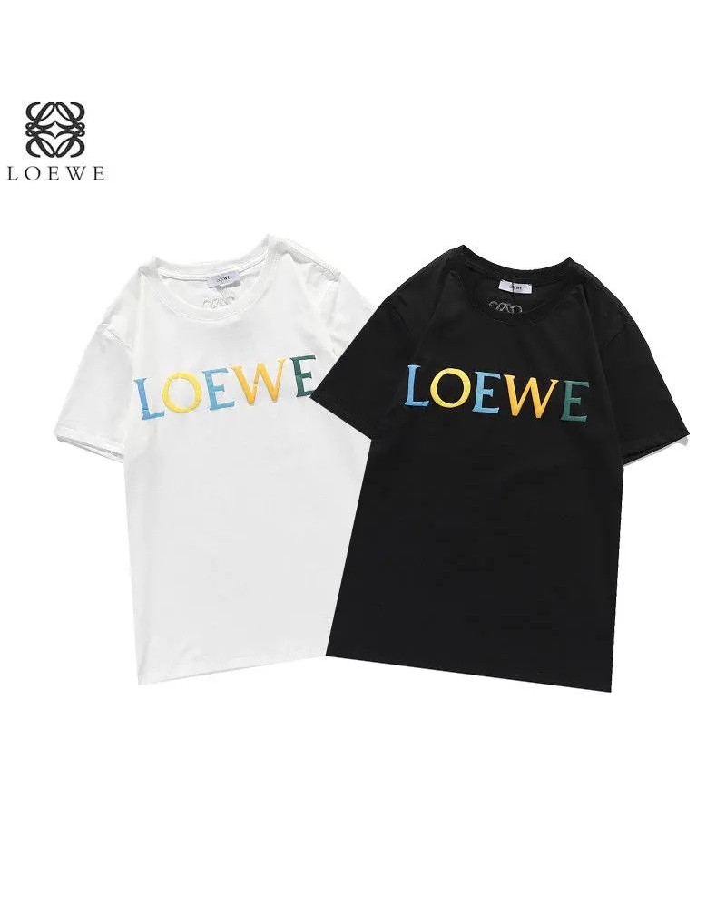 ロエベ tシャツ半袖お洒落カジュアル個性LOEWE ティシャツトップスウェアコットン製