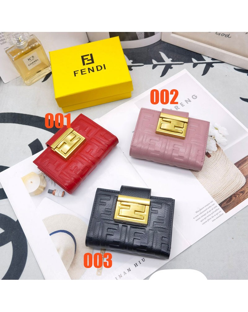 フェンデイ短財布 ファッション高級ブランドFENDI 財布コピー 三つ折りサイフ経典ロゴ付きカードや紙幣や小銭入れ