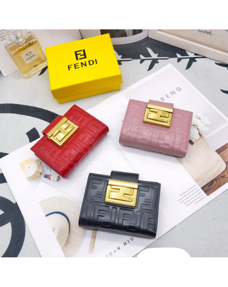 フェンデイ短財布 ファッション高級ブランドFENDI 財布コピー 三つ折りサイフ経典ロゴ付きカードや紙幣や小銭入れ