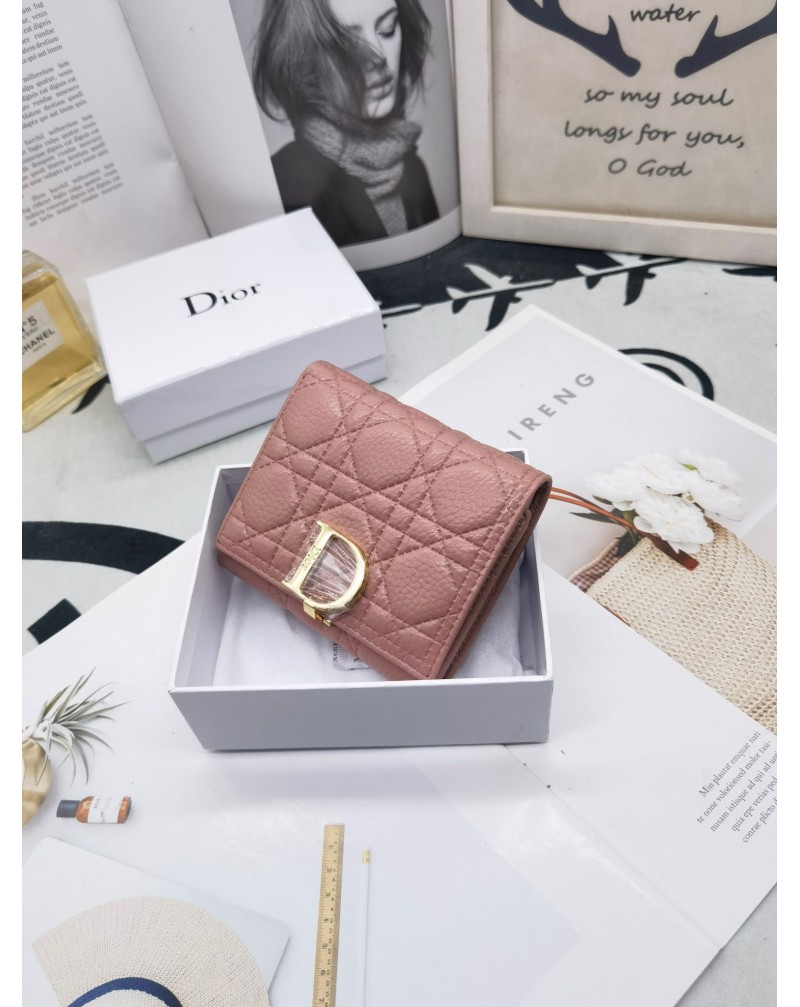 dior 短財布 お洒落優雅三つ折り財布 携帯方便 カードやお札や小銭入れ女性人気ブランド財布コピー
