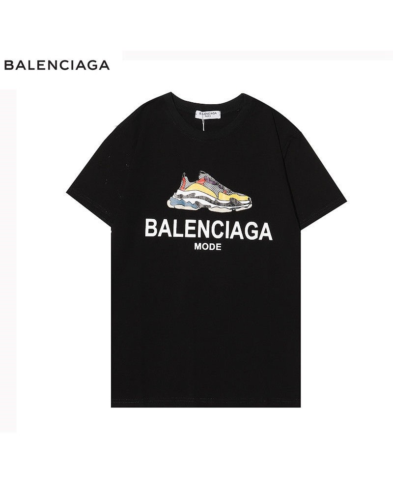 バレンシアガｔシャツ半袖ファッション韓国風ウェアトップス男女兼用コットン製ソフト人気