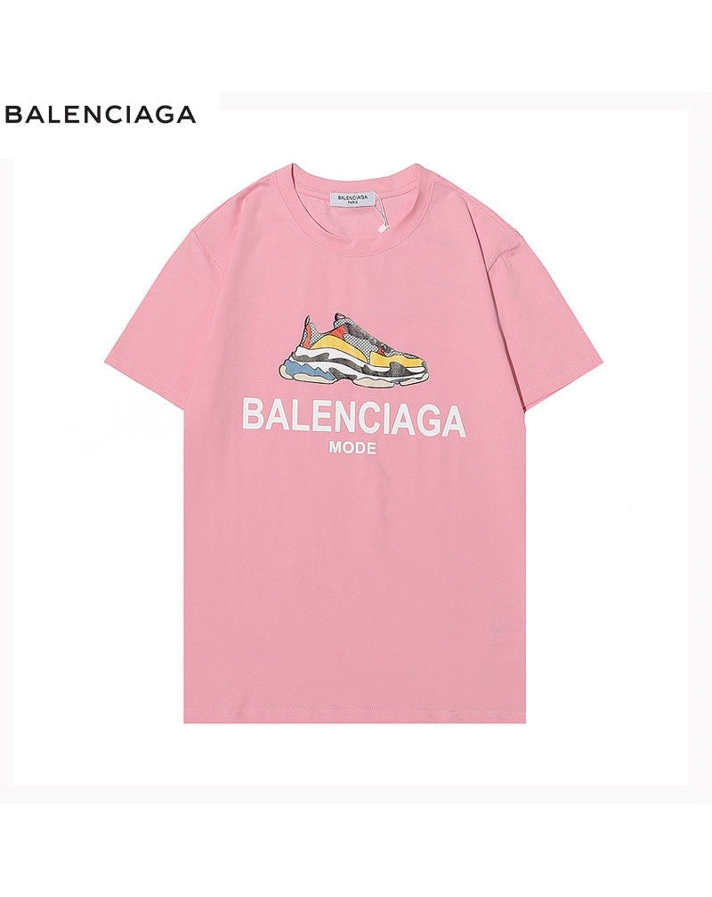 バレンシアガｔシャツ半袖ファッション韓国風ウェアトップス男女兼用コットン製ソフト人気