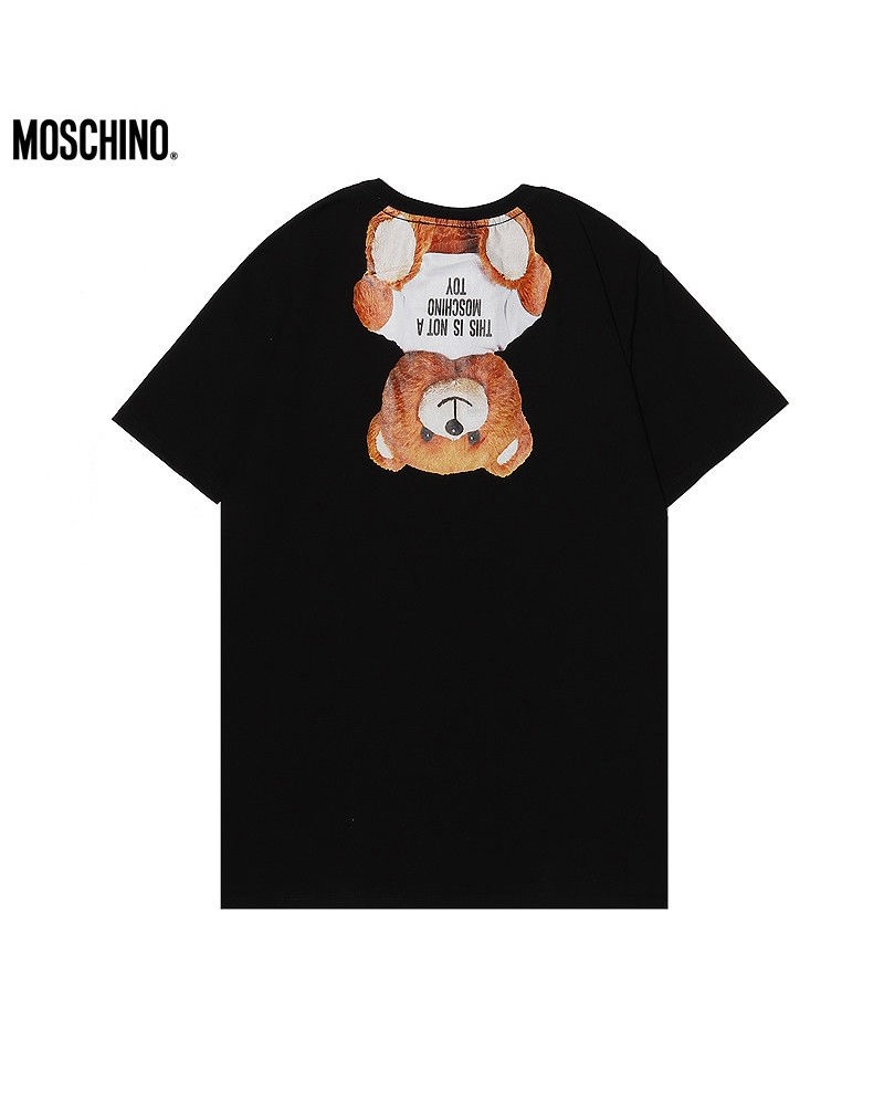 モスキーノtシャツ半袖可愛い熊付きお洒落カジュアルトップスペアお揃い人気