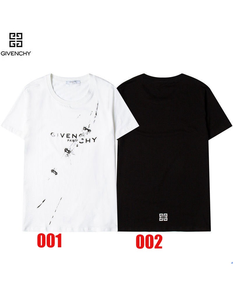 ジバンシーｔシャツ半袖個性人気新作 コットン製通気性よい吸汗性よいウェア上着ペアお揃いトップス