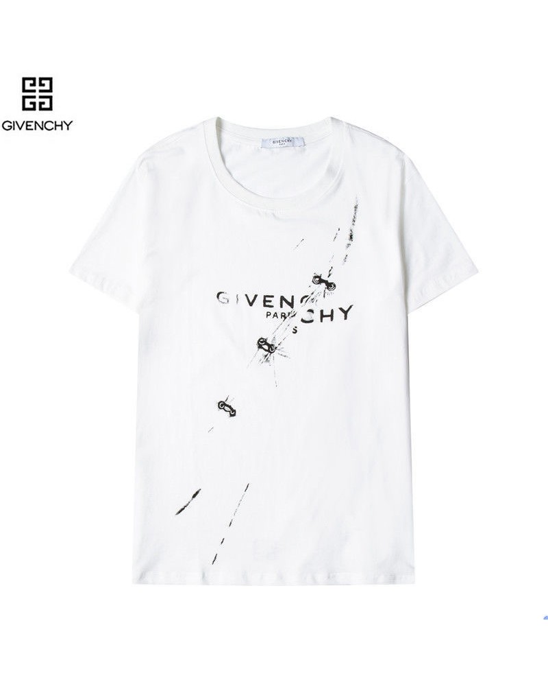 ジバンシーｔシャツ半袖個性人気新作 コットン製通気性よい吸汗性よいウェア上着ペアお揃いトップス