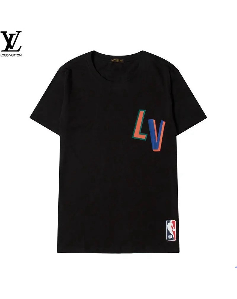 ルイヴィトンｔシャツ半袖コットン製ソフトファッション人気カジュアルウェア上着男女向けトップスお洒落