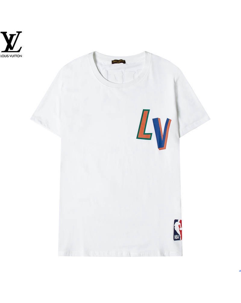 ルイヴィトンｔシャツ半袖コットン製ソフトファッション人気カジュアルウェア上着男女向けトップスお洒落
