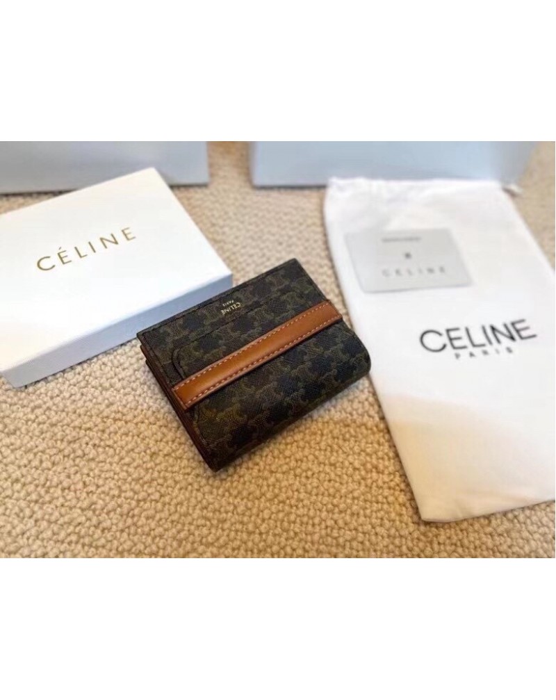 セリーヌカードケースお洒落経典ロゴ付きCELINEカードケース高品質レザー製