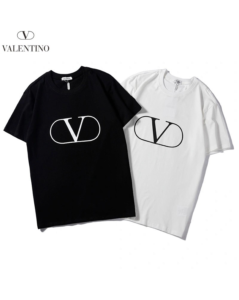 バレンチノｔシャツ半袖ペアお揃い VALENTINOティシャツトップスコットン製カジュアルファッションウェア上着芸能人愛着