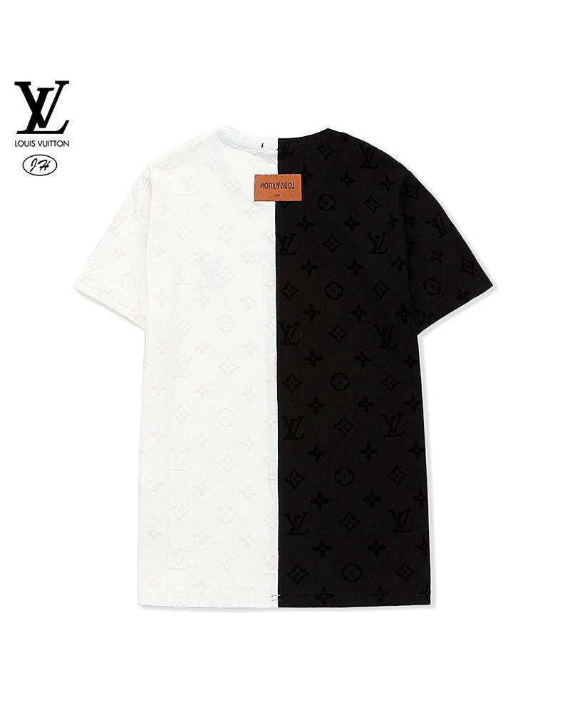 ルイヴィトンtシャツ半袖お洒落モノグラムティシャツコットン製ソフト人気ウェアトップスカジュアルファッション