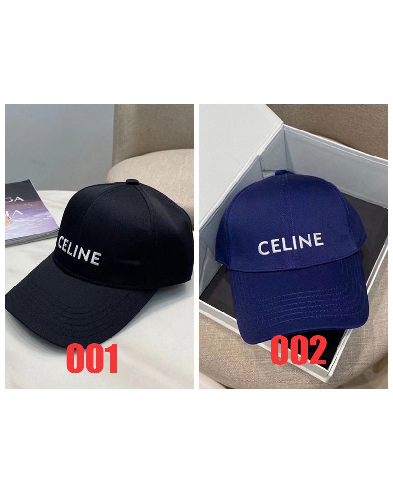 セリーヌキャップお洒落人気新作celine キャップカジュアルファッション刺繍ロゴ男女向け